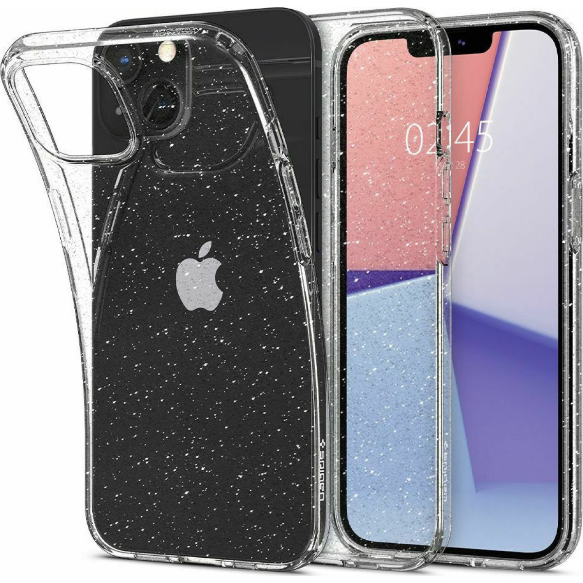 Θήκη Σιλικόνης Spigen Liquid Air Back Cover για iPhone 13 Διάφανο 1