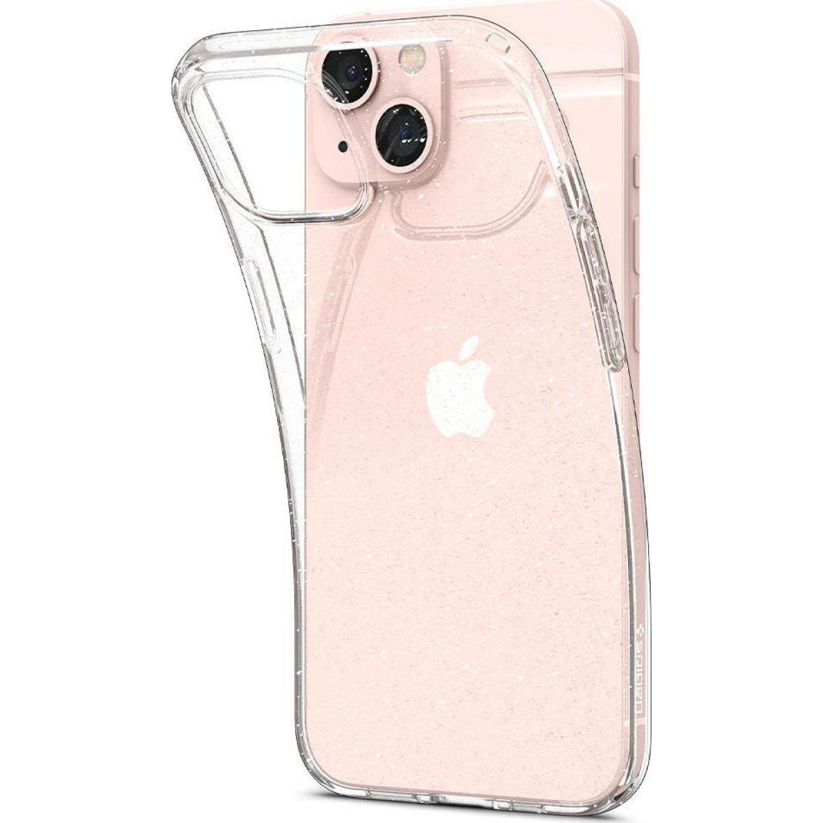 Θήκη Σιλικόνης Spigen Liquid Air Back Cover για iPhone 13 Διάφανο 4