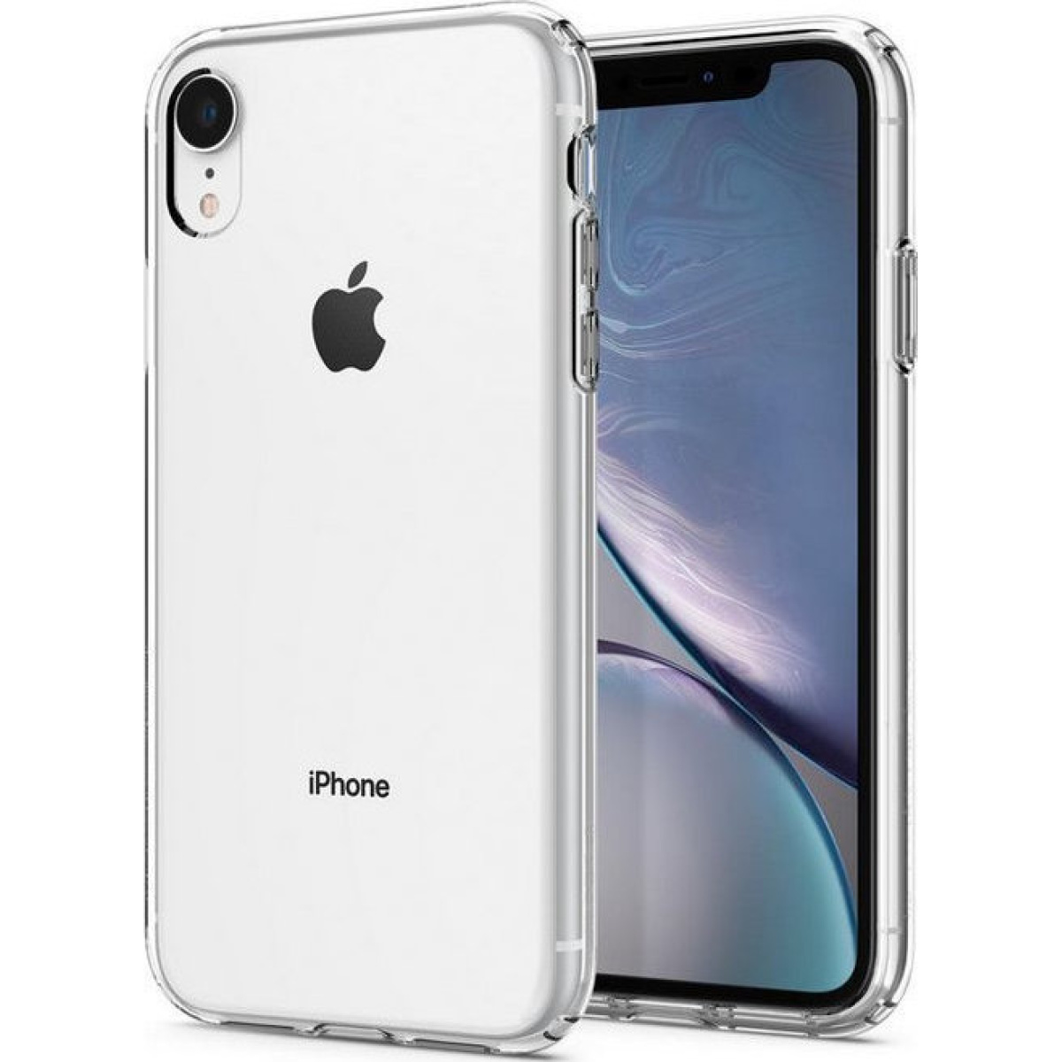 Θήκη Σιλικόνης Spigen Liquid Crystal Back Cover για iPhone Xr Διάφανο