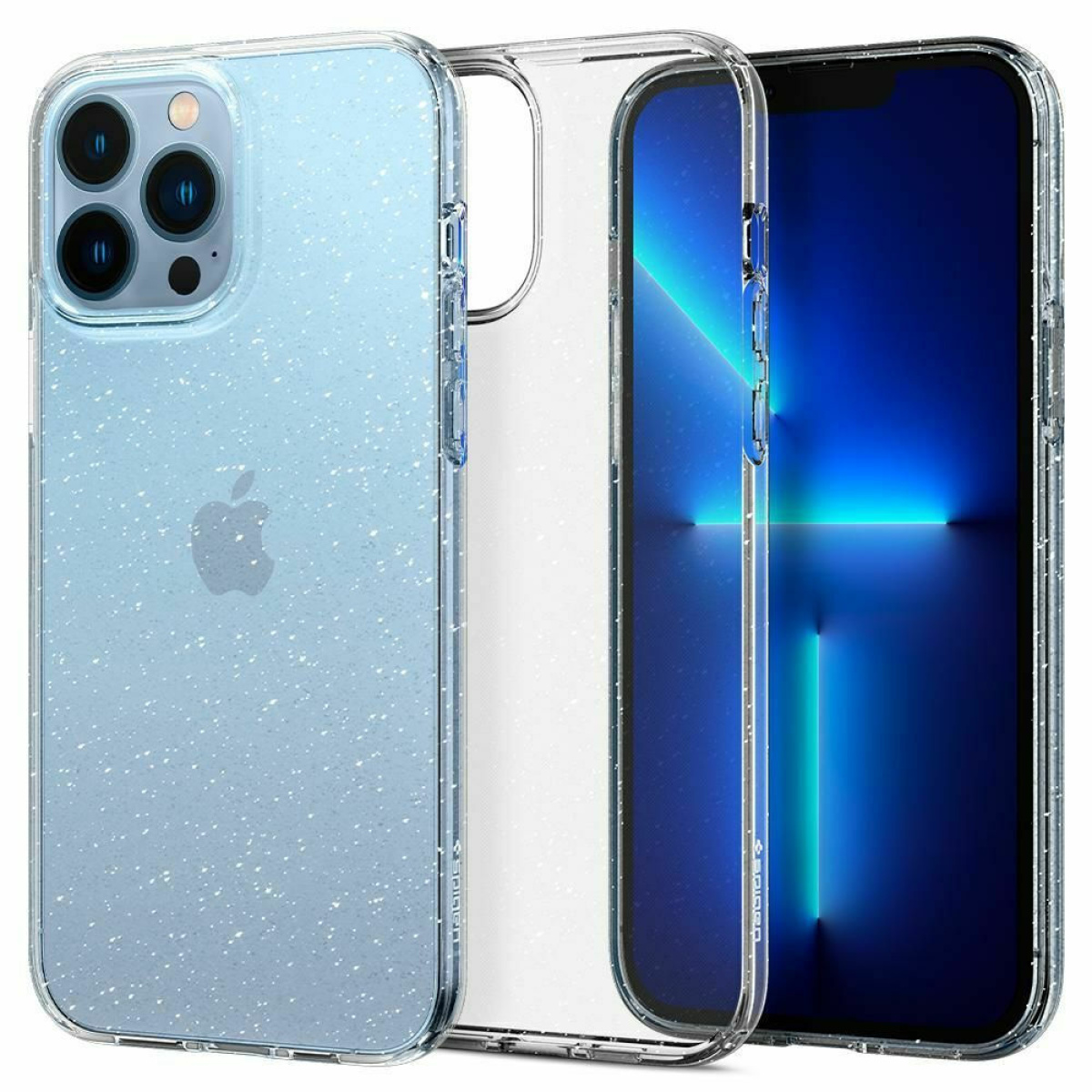 Θήκη Σιλικόνης Spigen Liquid Crystal Glitter Back Cover για iPhone 13 Pro Διάφανο 5