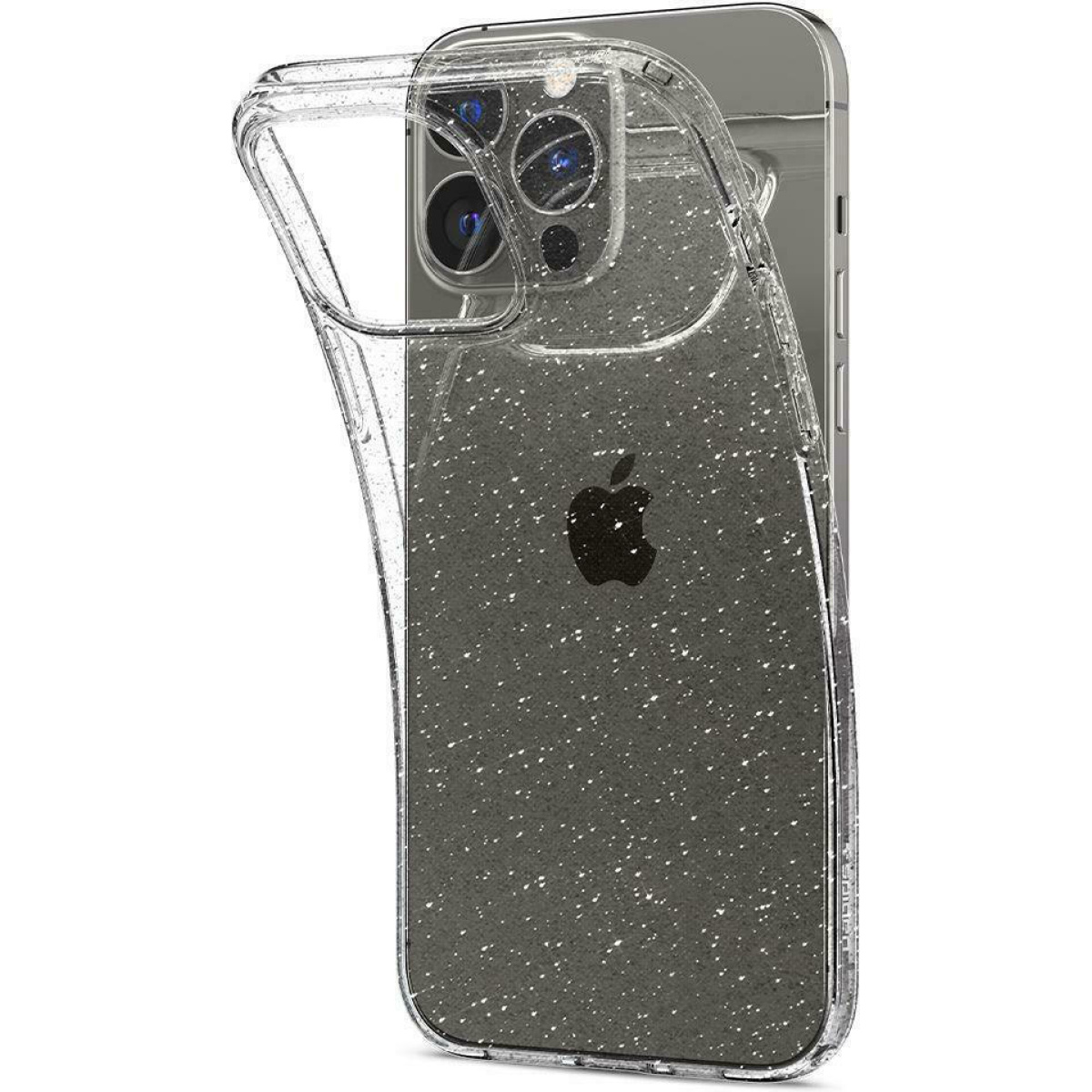 Θήκη Σιλικόνης Spigen Liquid Crystal Glitter Back Cover για iPhone 13 Pro Διάφανο 6