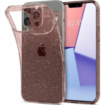 Θήκη Σιλικόνης Spigen Liquid Crystal Glitter Back Cover για iPhone 13 Pro Διάφανο Ροζ