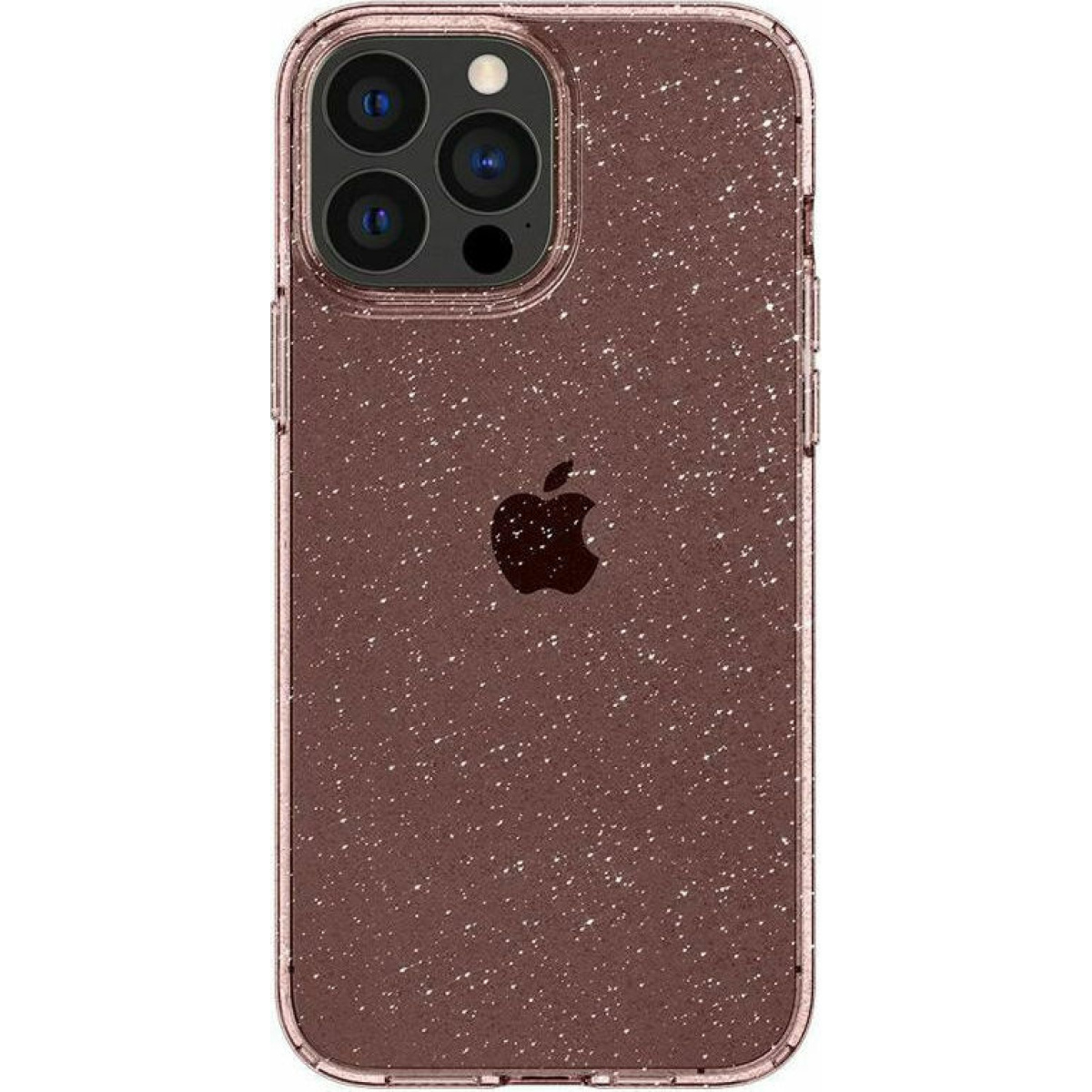 Θήκη Σιλικόνης Spigen Liquid Crystal Glitter Back Cover για iPhone 13 Pro Διάφανο Ροζ 3