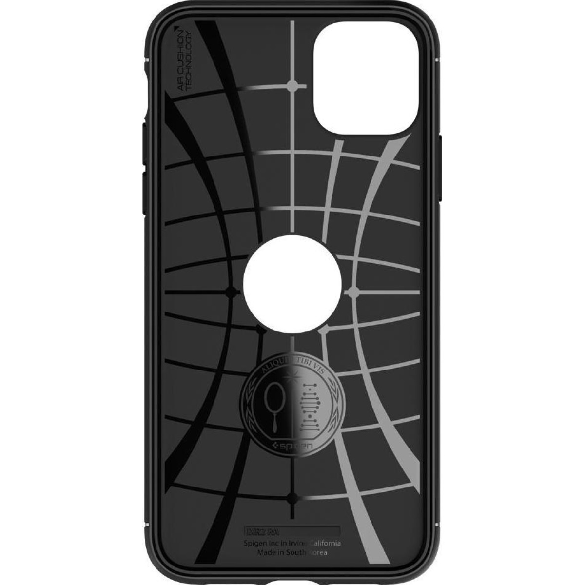 Θήκη Σιλικόνης Spigen Rugged Armor Back Cover για iPhone 11 Μαύρο Ματ 6