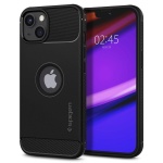 Θήκη Σιλικόνης Spigen Rugged Armor για iPhone 13 Μαύρο Ματ