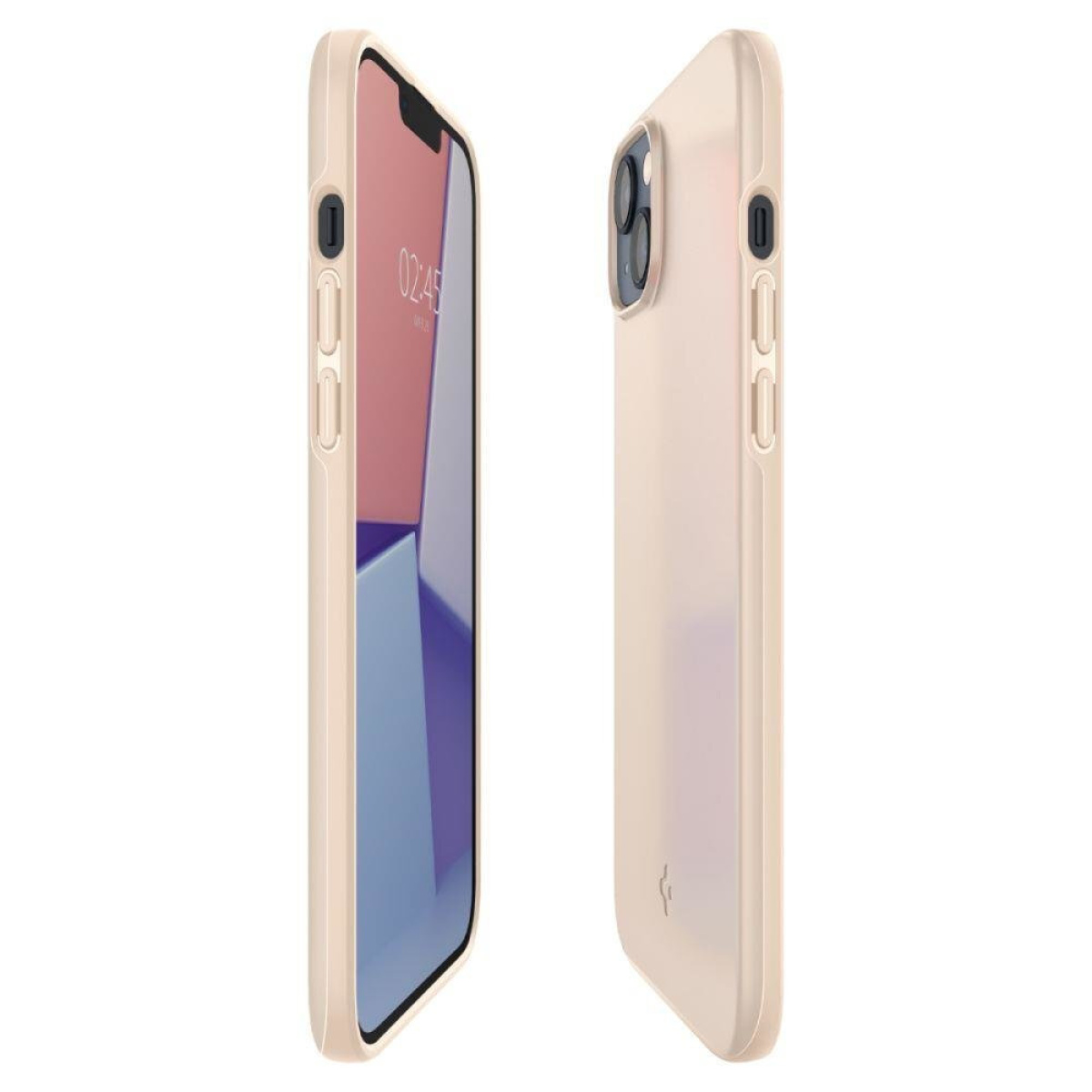 Θήκη Σιλικόνης Spigen Thin Fit Back Cover Σιλικόνης για Apple iPhone 14 Sand Beige 7