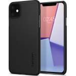 Θήκη Σιλικόνης Spigen Thin Fit Back Cover για iPhone 11 Μαύρο Ματ