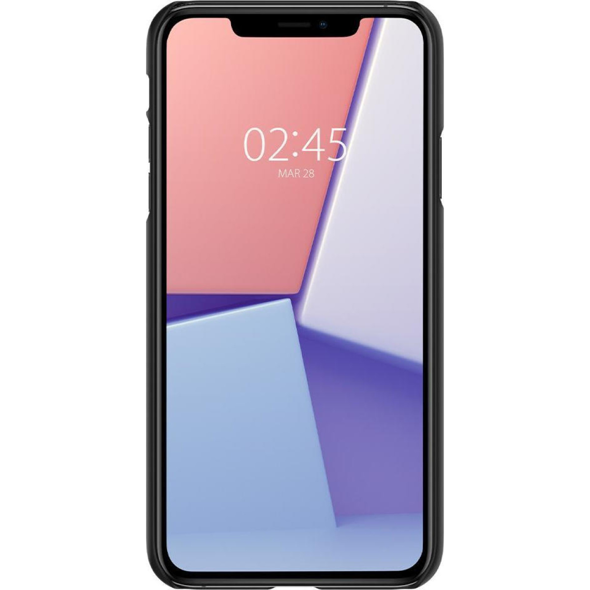 Θήκη Σιλικόνης Spigen Thin Fit Back Cover για iPhone 11 Μαύρο Ματ 4