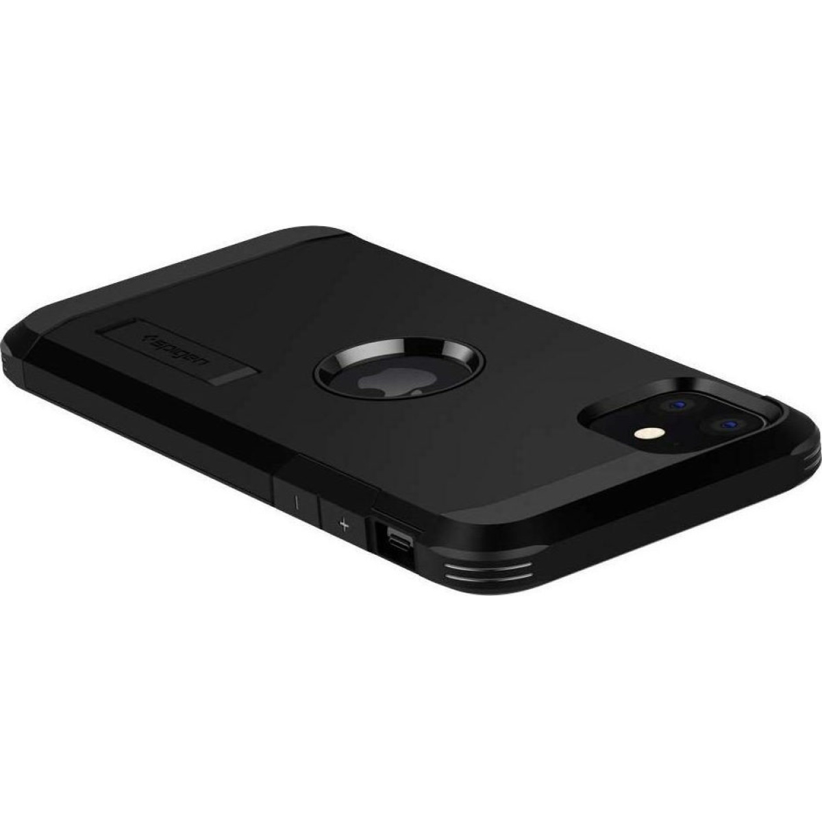 Θήκη Σιλικόνης Spigen Tough Armor Back Cover για iPhone 11 Μαύρο Ματ 4