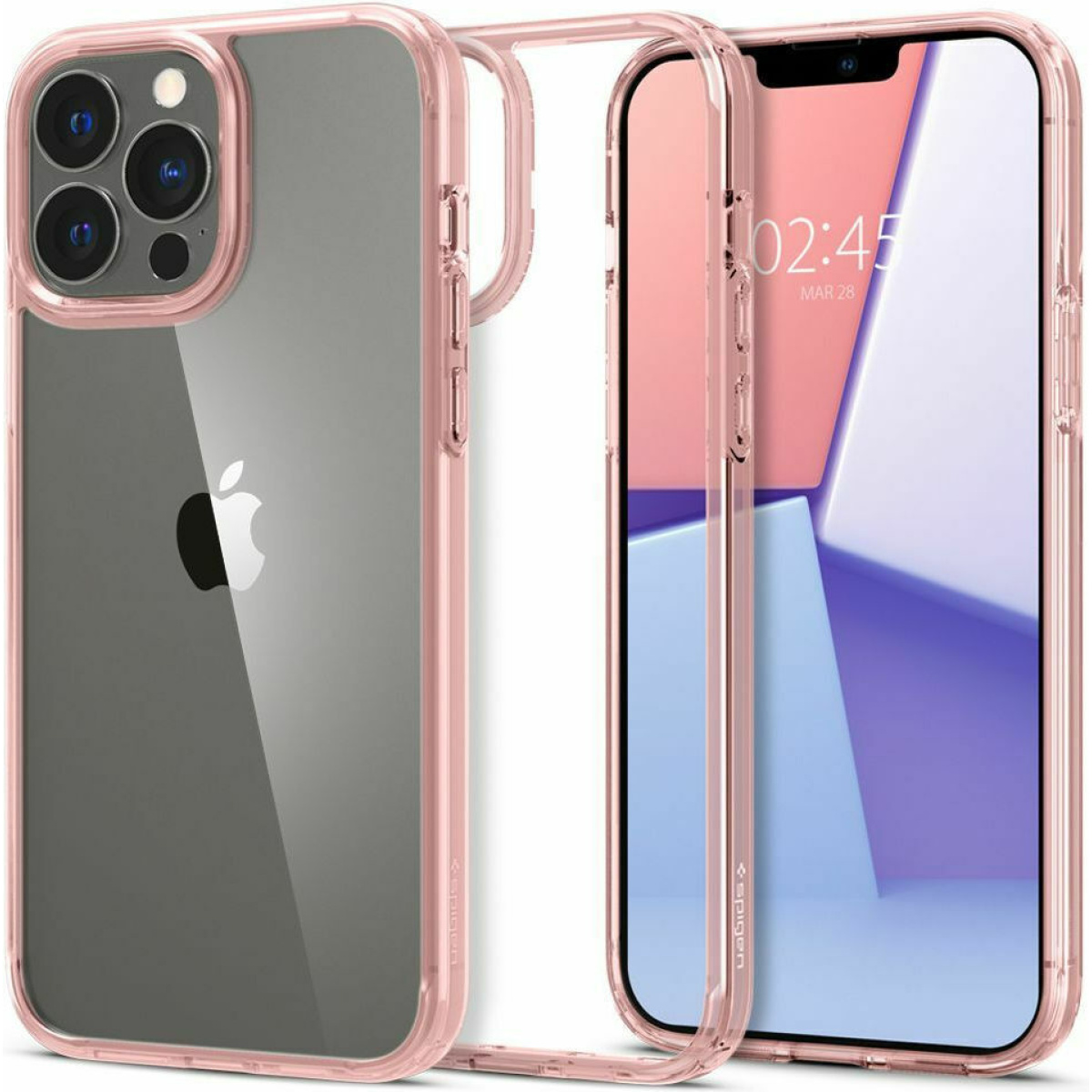 Θήκη Σιλικόνης Spigen Ultra Hybrid Back Cover για iPhone 13 Pro Ροζ 1