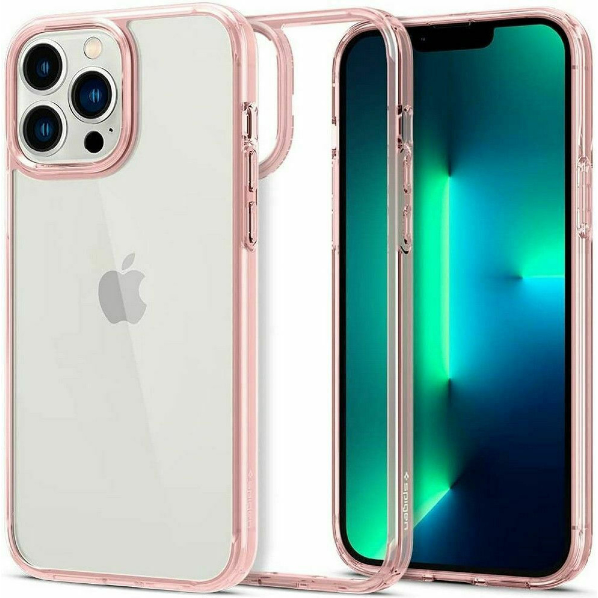 Θήκη Σιλικόνης Spigen Ultra Hybrid Back Cover για iPhone 13 Pro Ροζ 5