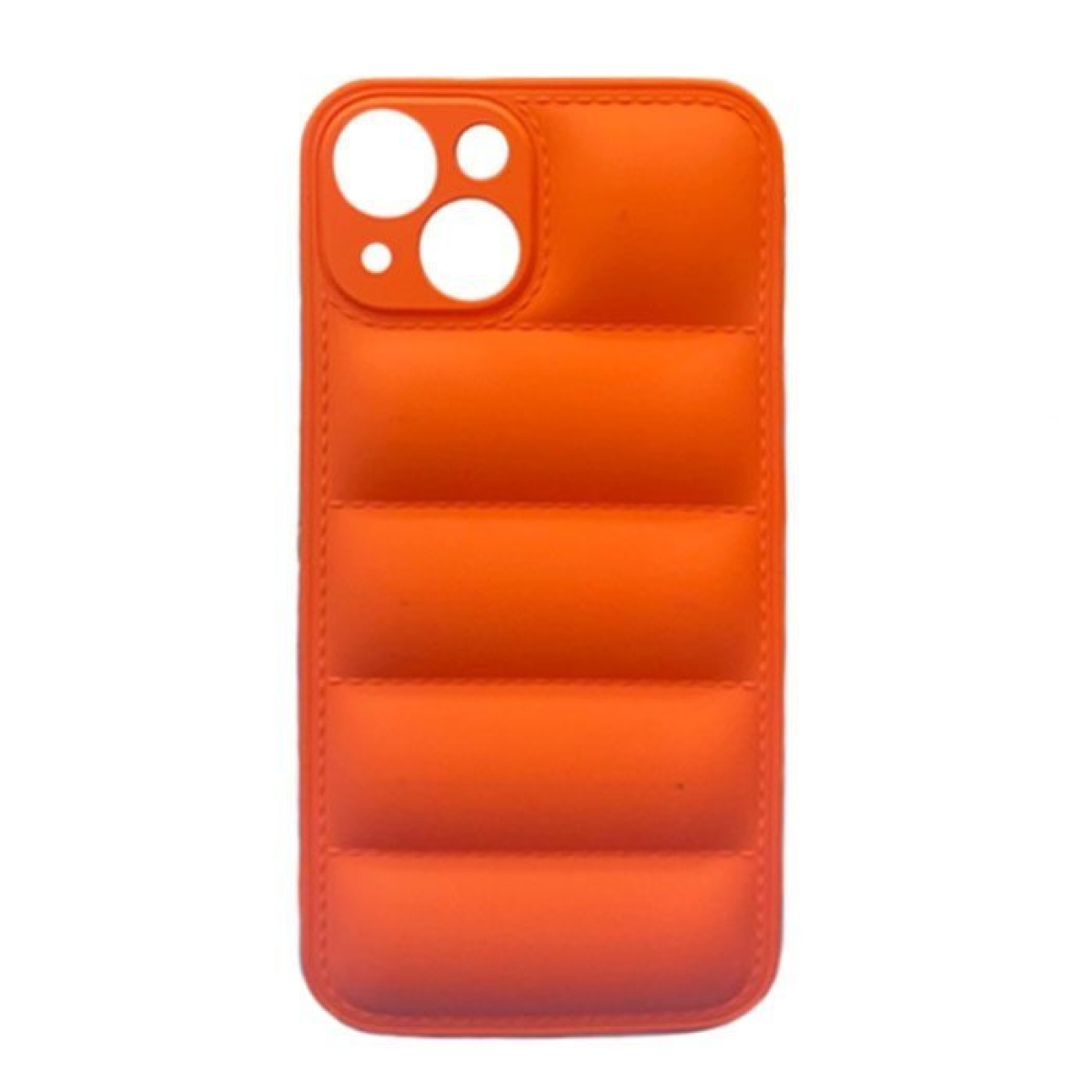 Θήκη Σιλικόνης wavy ΟΕΜ για iPhone 13 Πορτοκαλί