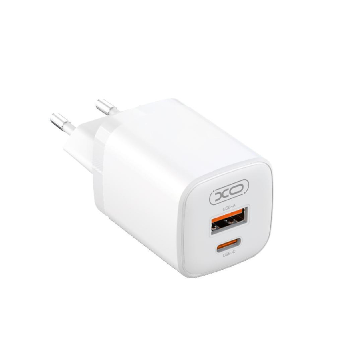 XO Φορτιστής Χωρίς Καλώδιο με Θύρα USB A και Θύρα USB C 30W Power Delivery Λευκός L96 2
