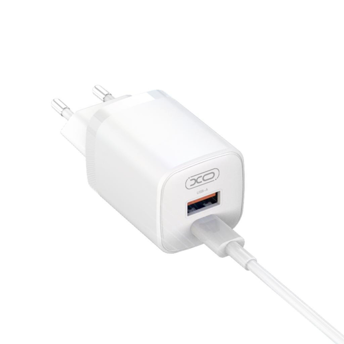 XO Φορτιστής Χωρίς Καλώδιο με Θύρα USB A και Θύρα USB C 30W Power Delivery Λευκός L96 3