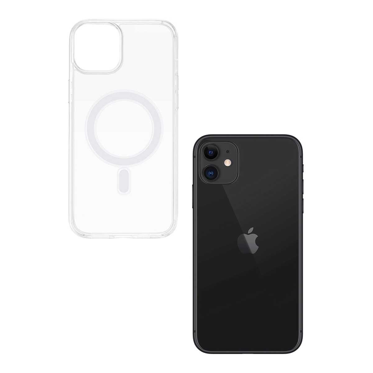 Θήκη Magnetic MagCase Sonique Apple iPhone 12 iPhone 12 Pro Διάφανο