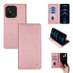 Θήκη Βιβλίο Vintage Magnet Book Sonique για Xiaomi Redmi 12C Ροζ Χρυσό