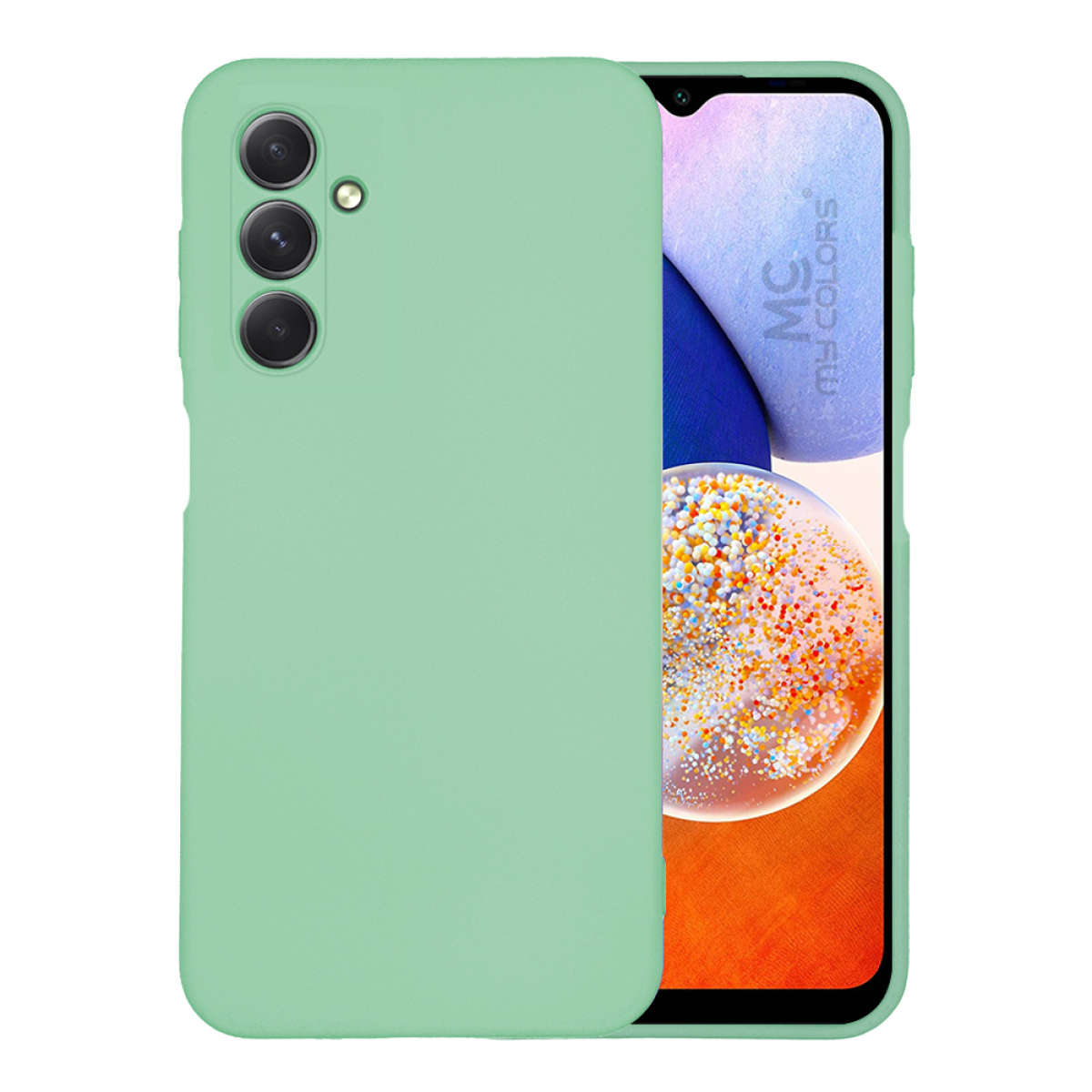 Θήκη Σιλικόνης My Colors Samsung Galaxy A14 4G Galaxy A14 5G Βεραμάν