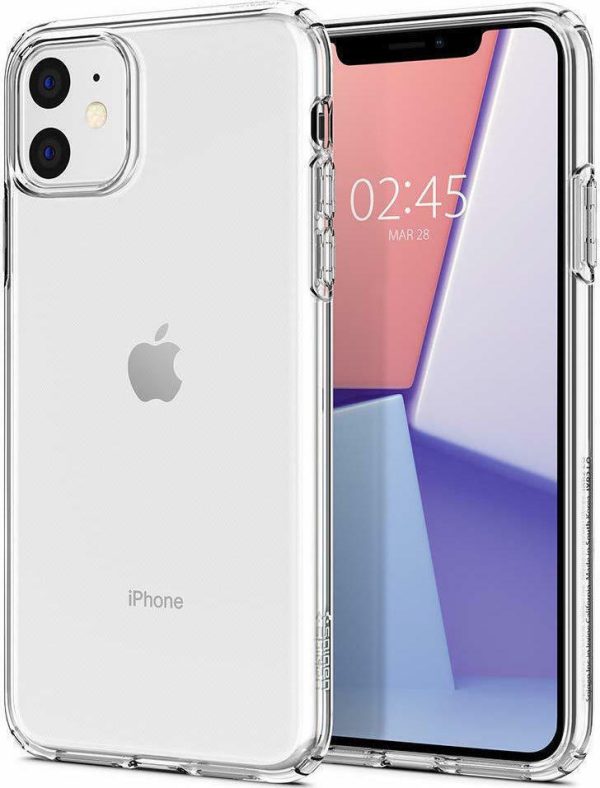 Θήκη Σιλικόνης Spigen Liquid Crystal Back Cover για iPhone 11 Διάφανο