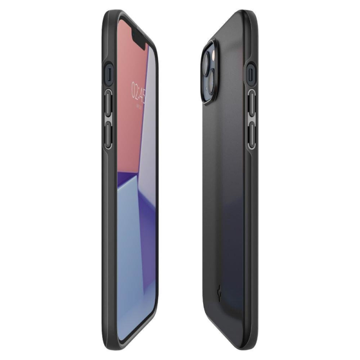 Θήκη Σιλικόνης Spigen Thin Fit Back Cover Σιλικόνης για Apple iPhone 14 Μαύρο 7