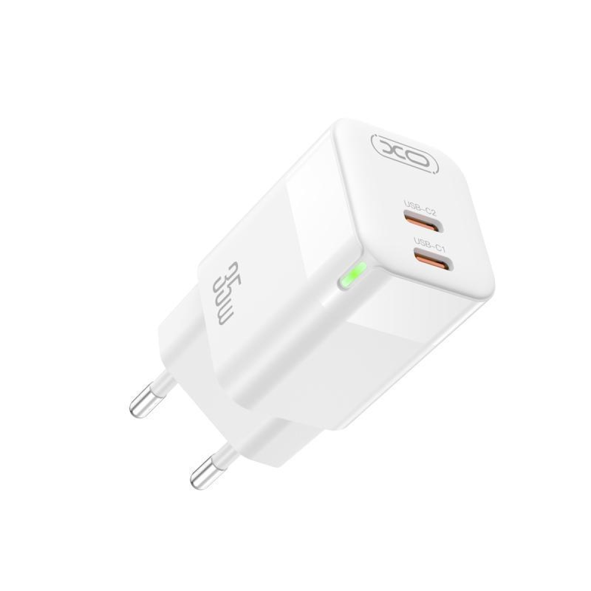 Φορτιστής Τοίχου XO CE07 35W Mε 2 Θύρες USB Type C 2 1