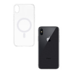 Θήκη Σιλικόνης Magnetic MagCase για iPhone X/Xs Διάφανο