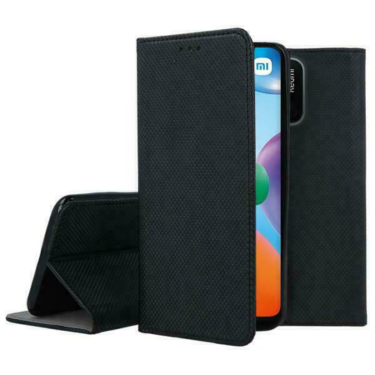 Θήκη Βιβλίο Smart Magnet Book για Xiaomi Redmi 10C Μαύρο 7