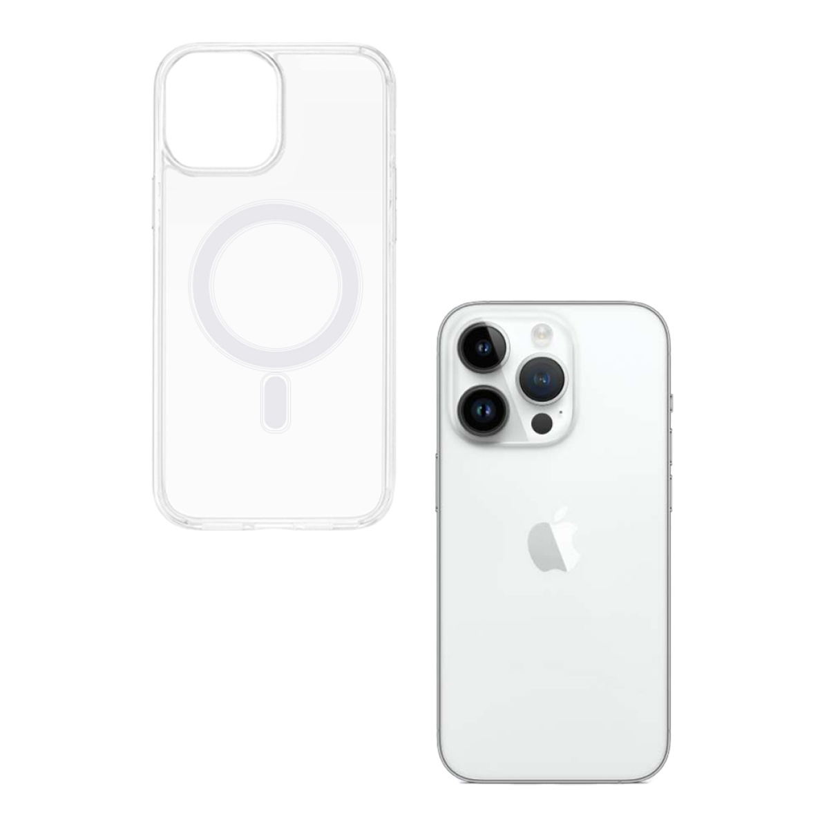 Θήκη Magnetic MagCase Sonique Apple iPhone 14 Pro Max Διάφανο